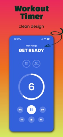 HÄNG: Hangboard Timer Climbing Screenshot 1 of 5