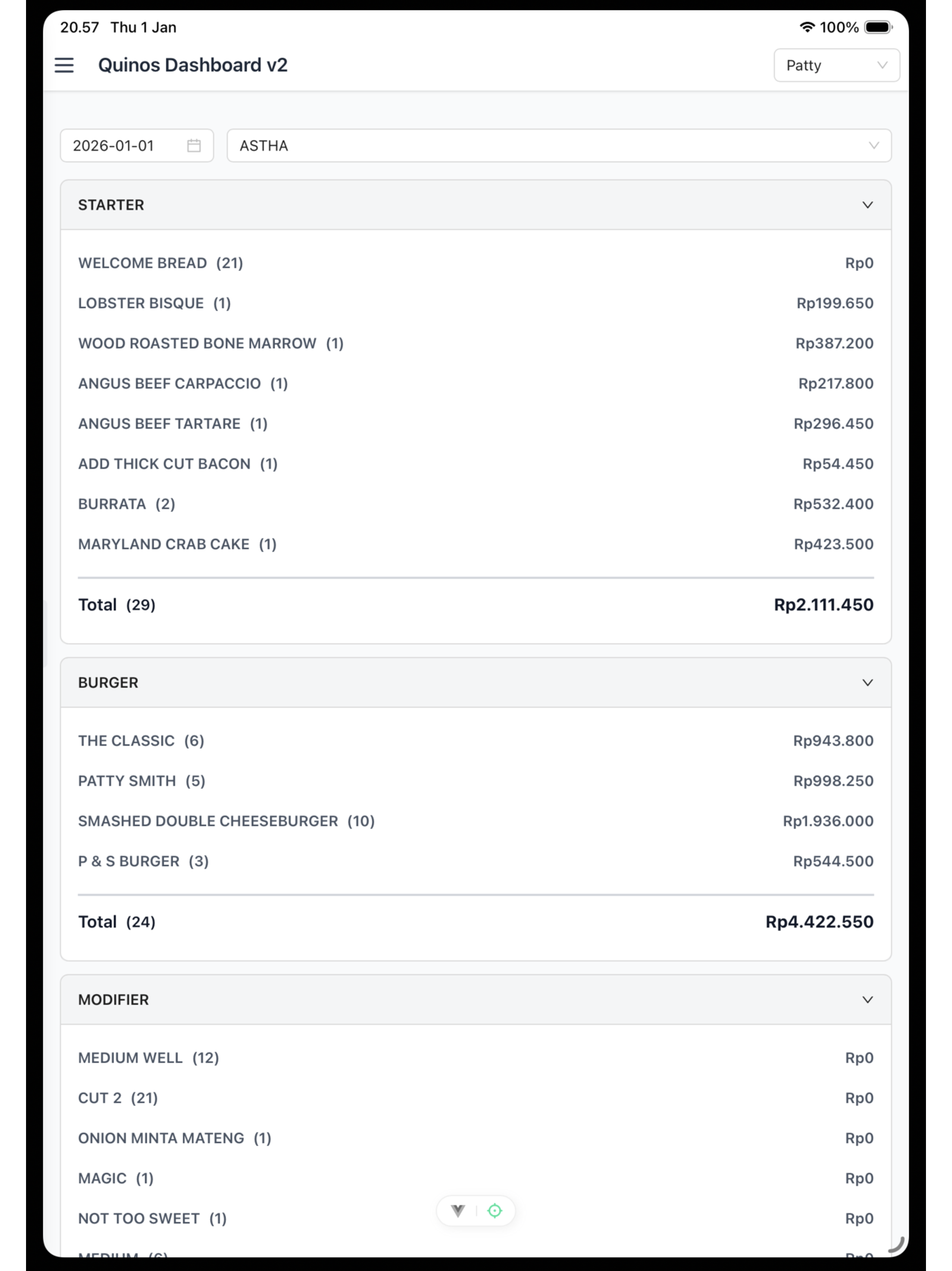 Quinos Dashboard v2 screenshot 15