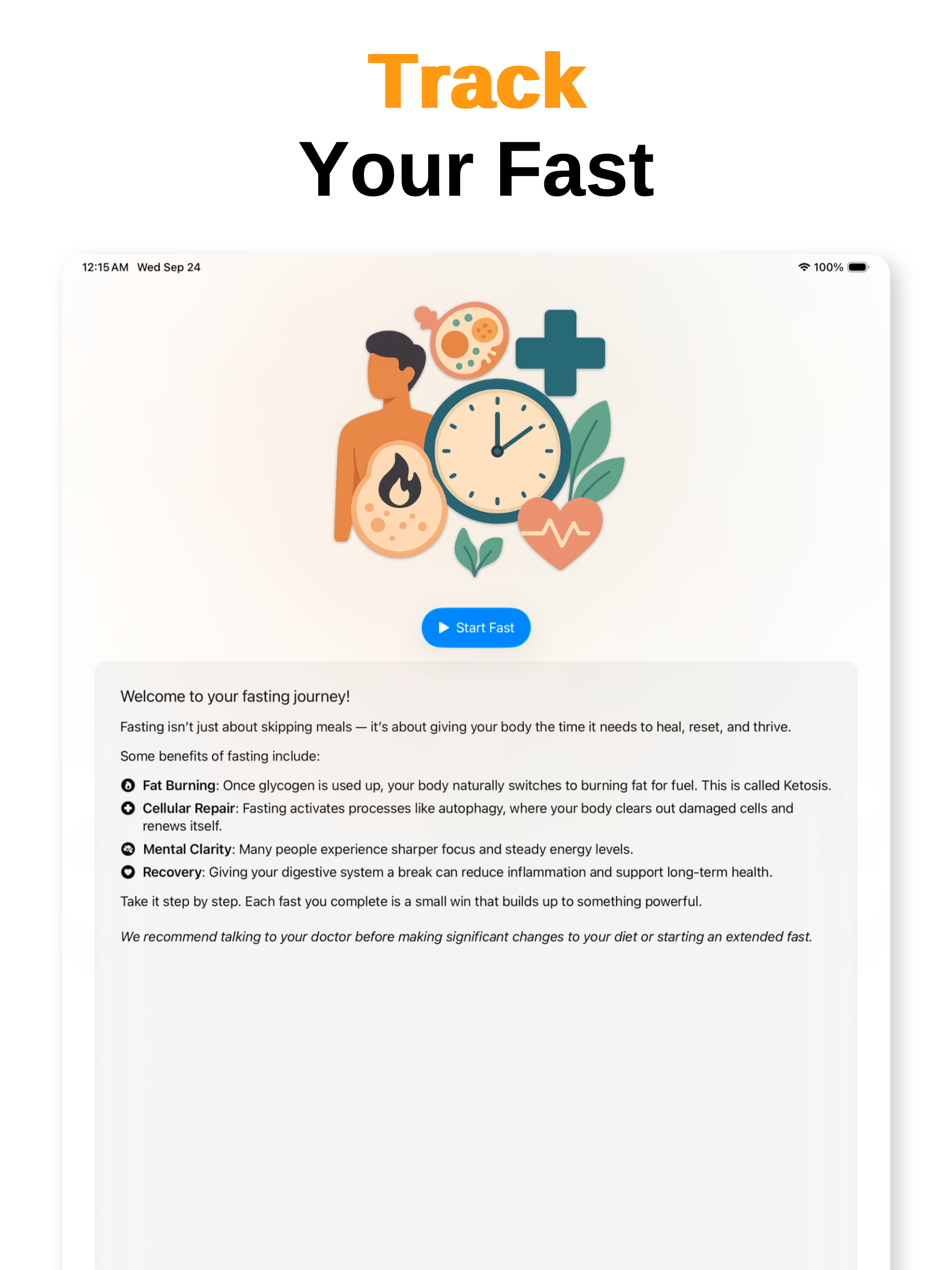 Minimal Fasting Tracker screenshot 4