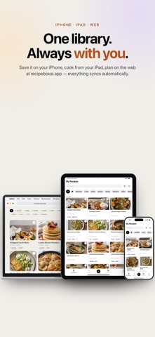 RecipeBox AI iPhone screenshot