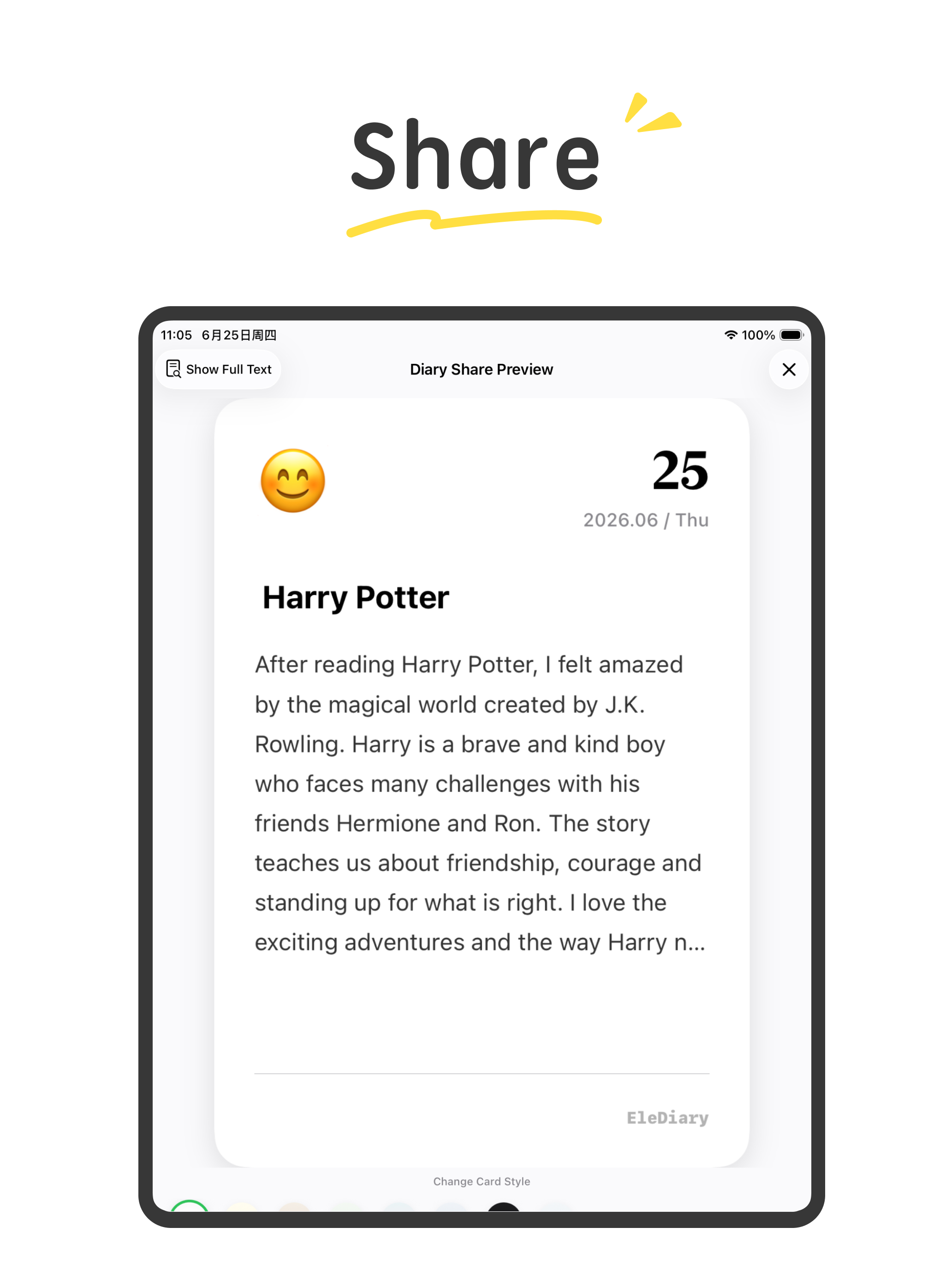 EleDiary - Journal & Notebook screenshot 7