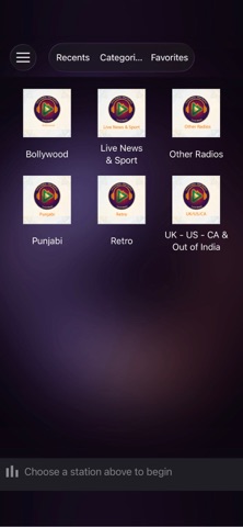 Hindi Radios - Desi Radios iPhone screenshot