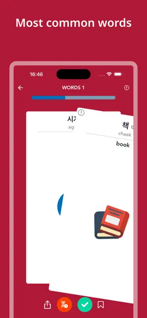 Learn Korean Words & Alphabet screenshot 1