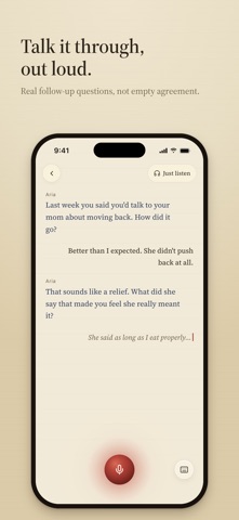 Aria: Talk About Your Day Screenshot 2 of 7