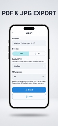 Scanly AI: PDF Scanner & Docs Screenshot 4 of 6