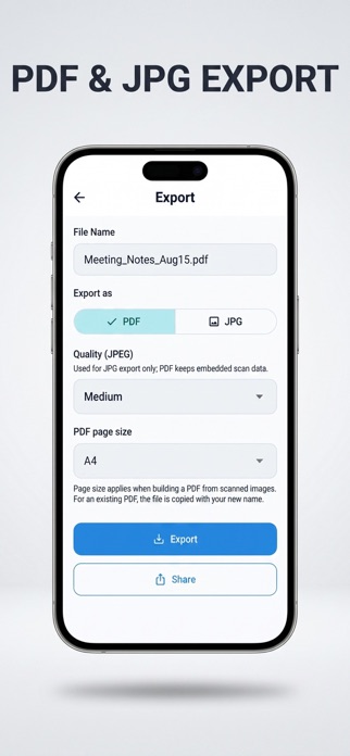Scanly AI: PDF Scanner & Docs Screenshot 4 of 6
