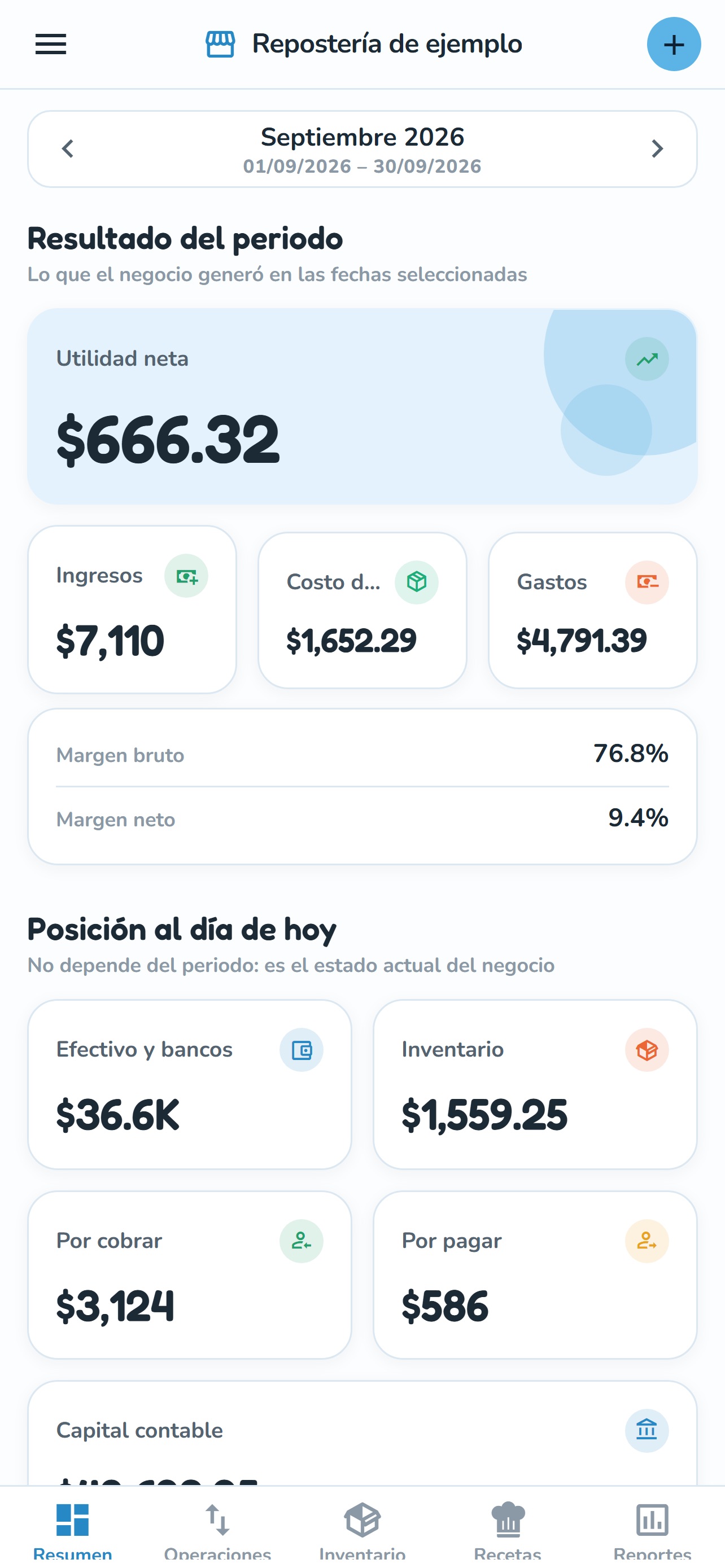 Screenshot 1 of Mi negocio personalizado