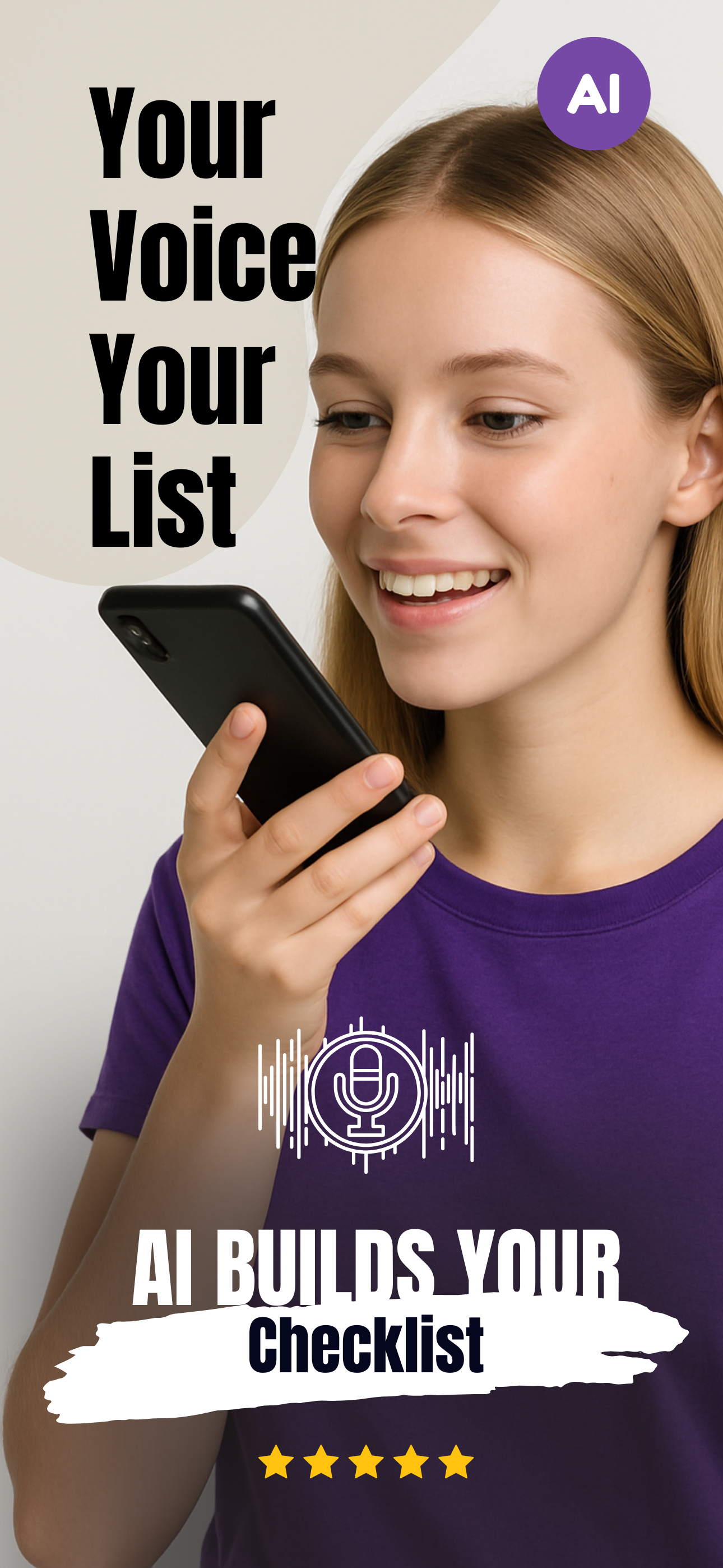 Check List Voice Tasks & Lists