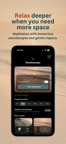 BreathePilot: Guided Breathing iPhone screenshot