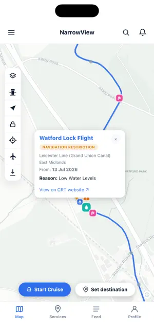 Canal Map Narrow View screenshot 4