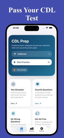 CDL Permit Practice Test 2025 Screenshot 1 of 6