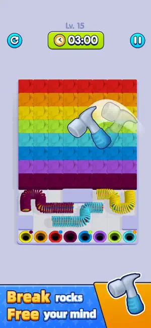 Spring Slide - Color Sort Game screenshot 2
