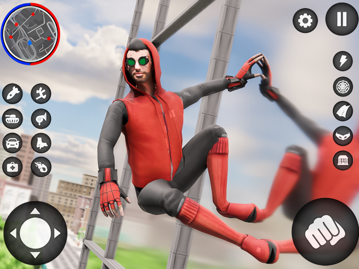 Spider Rope Hero Fighter Game