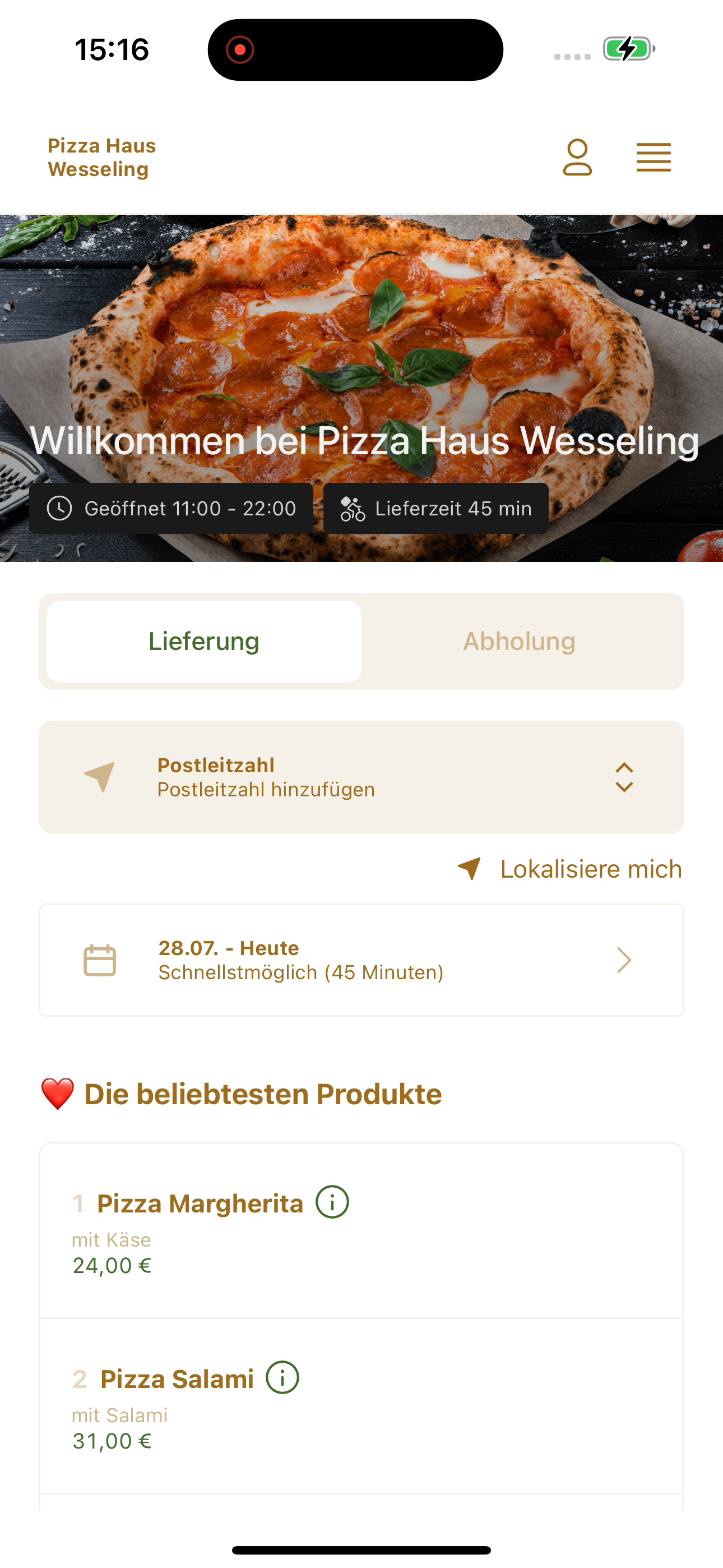 Pizza Haus Wesseling screenshot 6