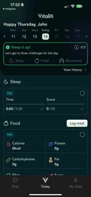 Vitaliti screenshot 1