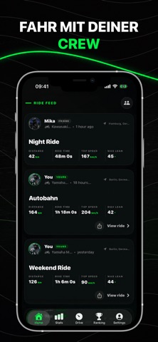 CurveRank: Motorrad Tracker iPhone screenshot 6