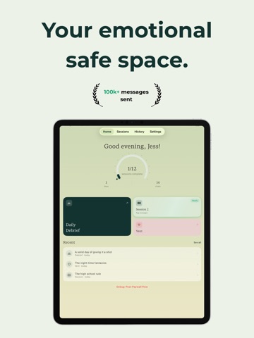Venty - Emotional Support iPad screenshot