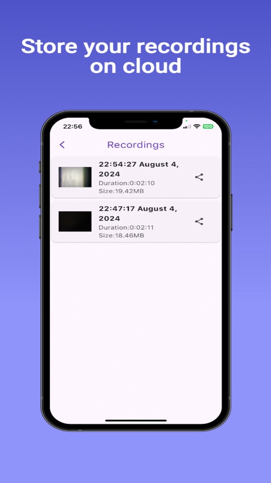 #6. eyePhone - security camera (iOS) Podle: Kairat Kaibrakhman