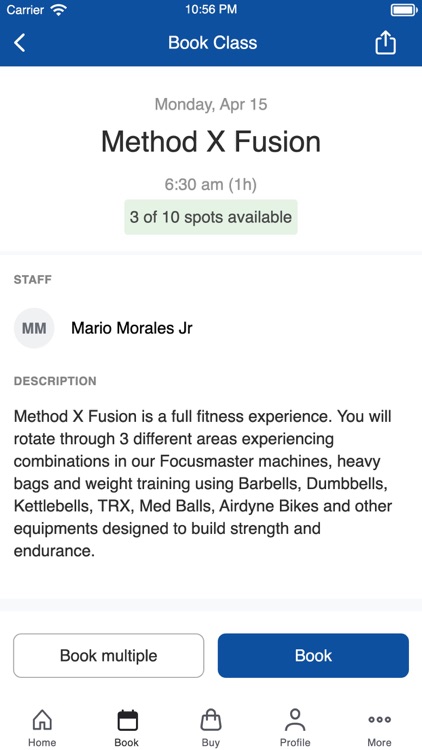 Method X Fitness