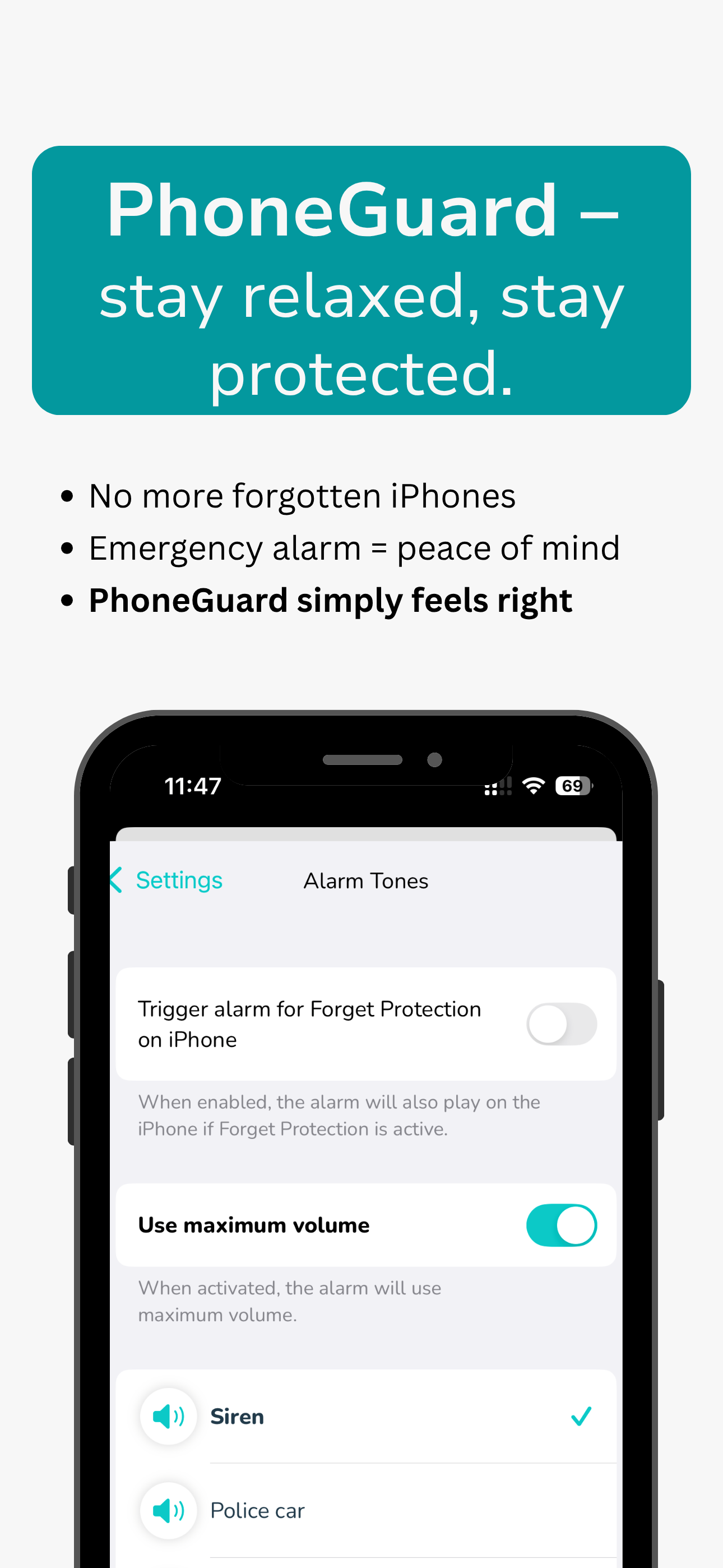 PhoneGuard - Handy Schutz