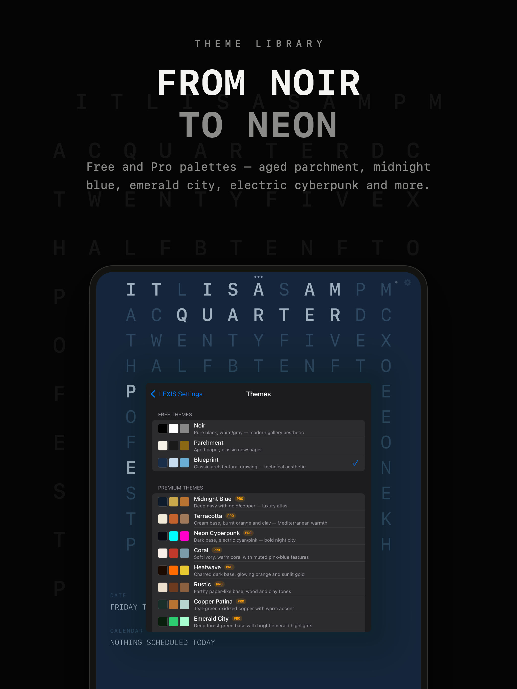 LEXIS - Word Clock Live Widget screenshot 14