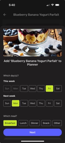 Mealify screenshot