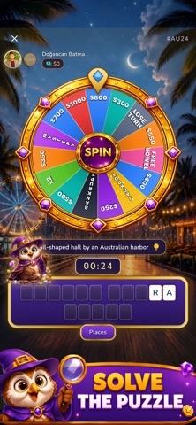 Wheel of Words: Spin Puzzle iPhone screenshot