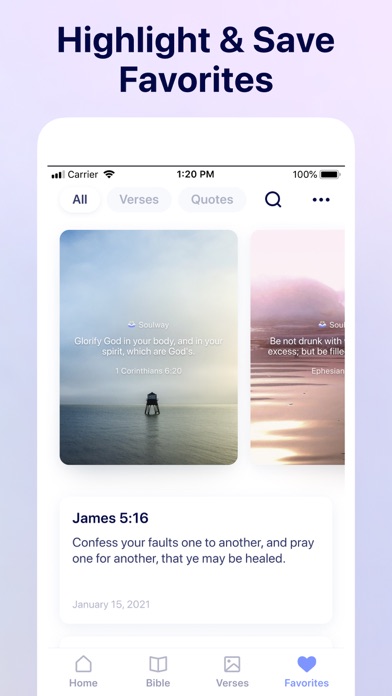 Soulway - Daily Bible Verse Screenshot