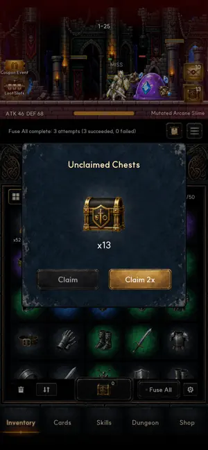 Forge Master: Merge Idle RPG screenshot 2