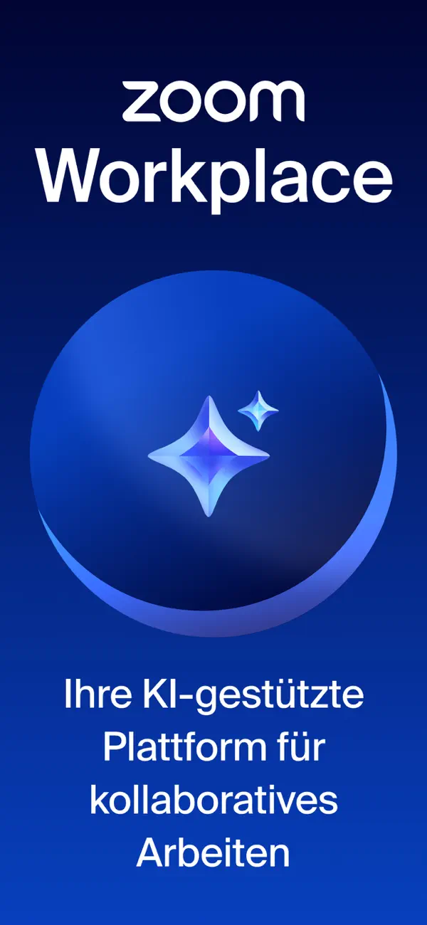 Zoom Workplace iPhone App Screenshot 1 – Wirtschaft