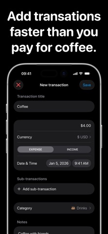 LiviQe – Private Money Tracker screenshot
