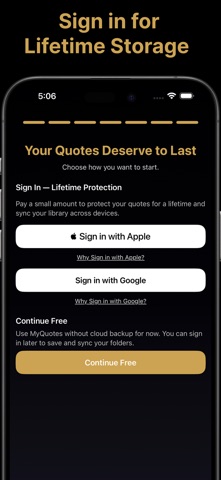 MyQuotes. Screenshot 7 of 9