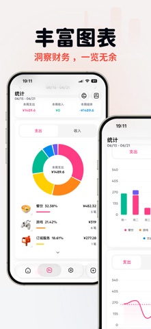 哈记米-简洁好看的智能记账本理财助手 screenshot