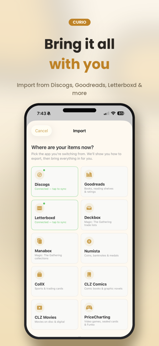 Curio: Collection Tracker Screenshot 3 of 10