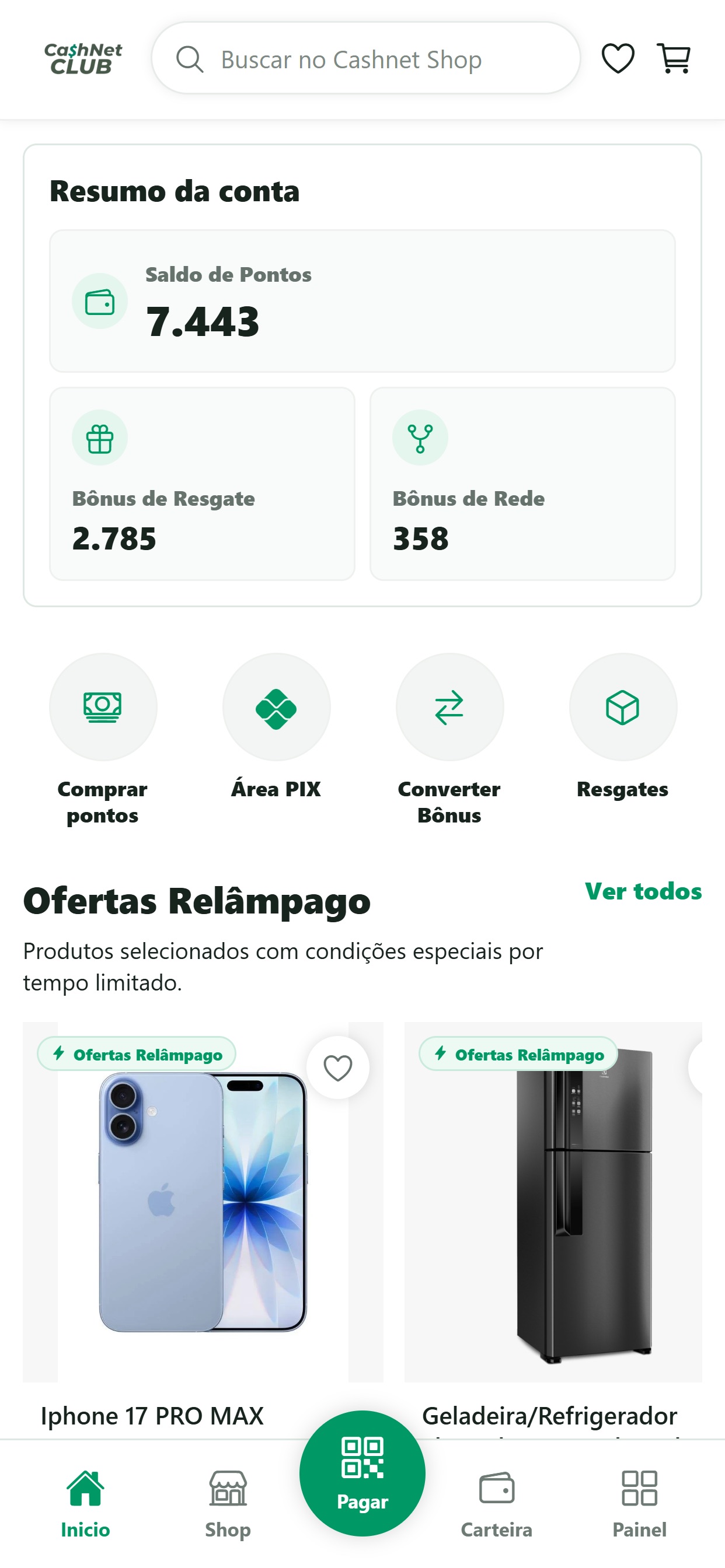Screenshot 1 of CashNet Club