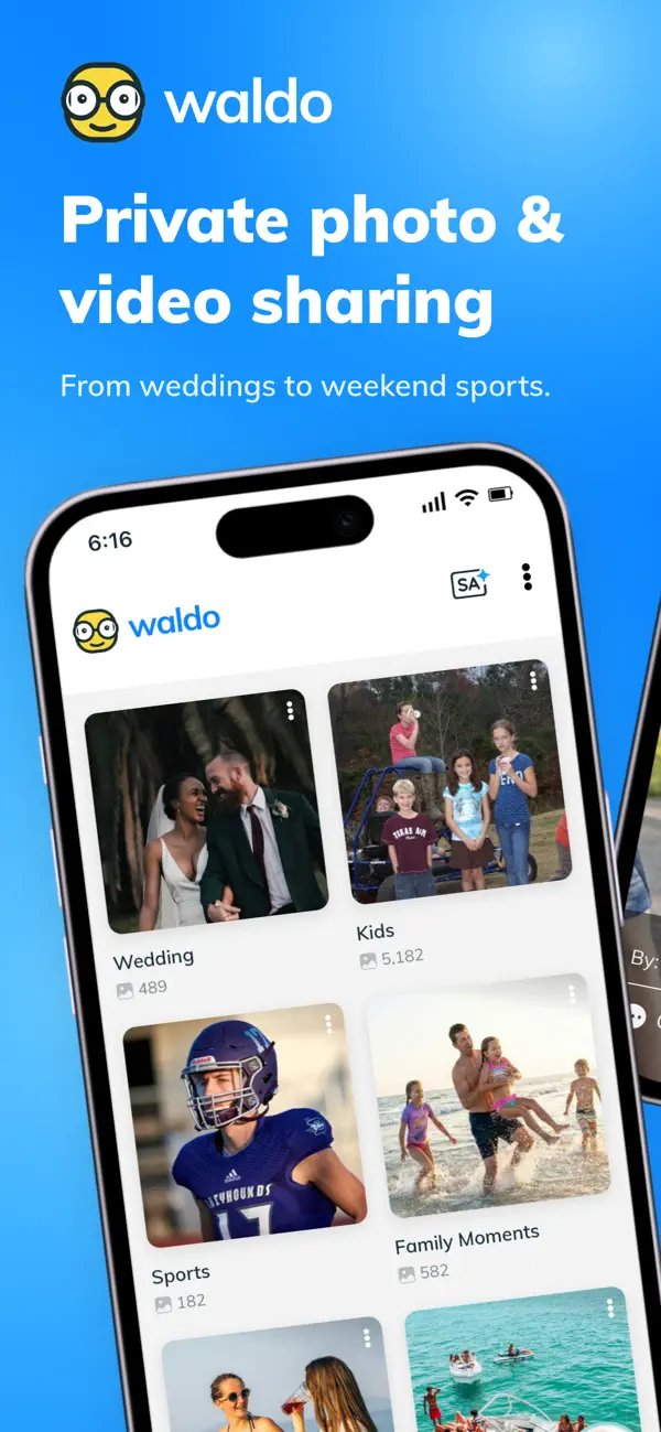 Screenshot #1 pour Waldo: Shared Photo Albums