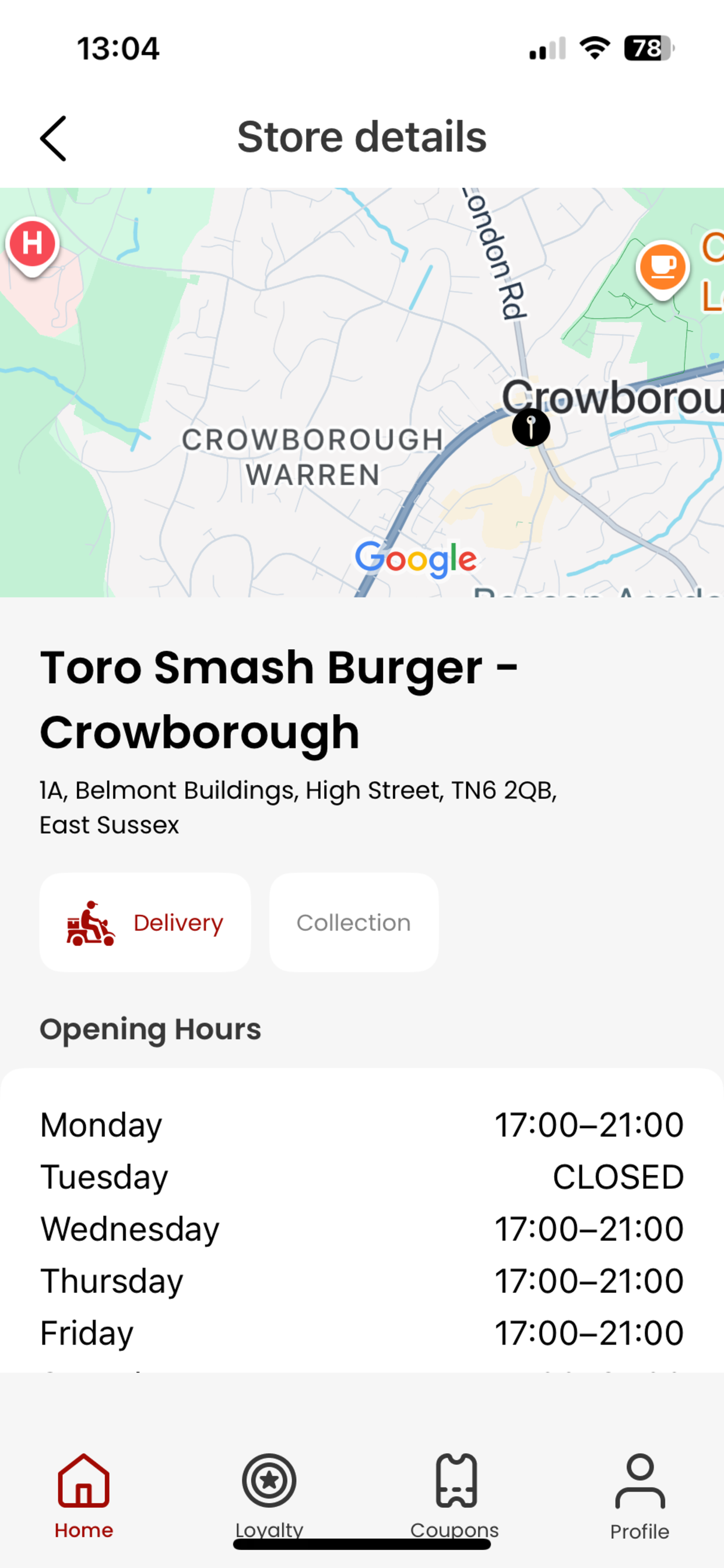 Toro Smashburger - Crowborough screenshot 2