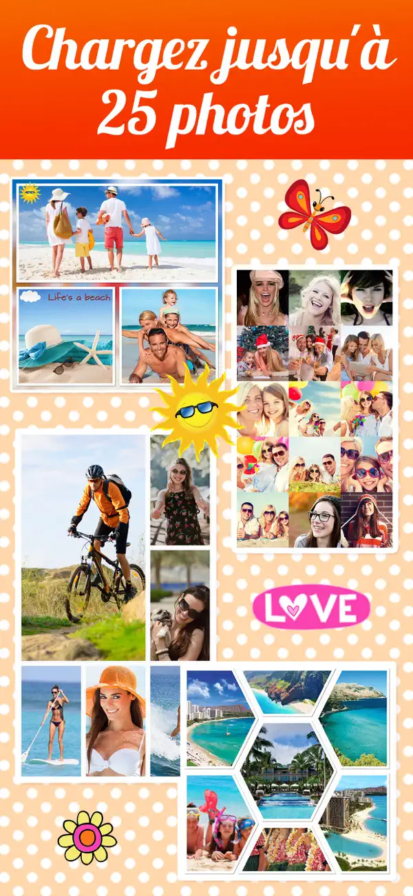 Screenshot #2 pour Photo Collage Montage Cadres