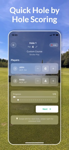 Golf Keeper: Scorecards screenshot