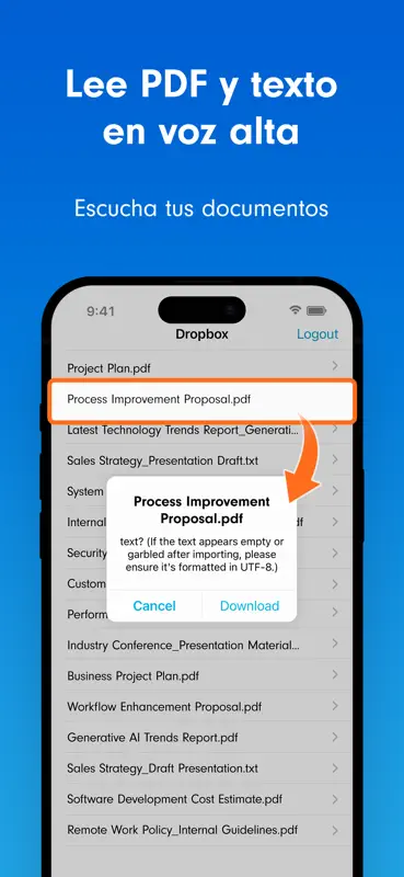 Voicepaper: Texto a Voz en PDF screenshot 7 of 10