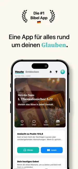 Amen - Bibel Chat iPhone screenshot 1