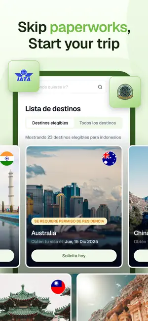 eVisas: Visa Applications screenshot 1