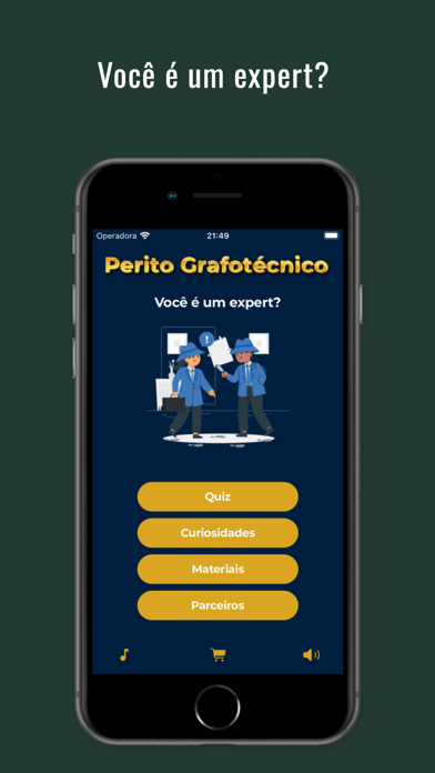 Quiz Perito Grafotécnico Screenshot