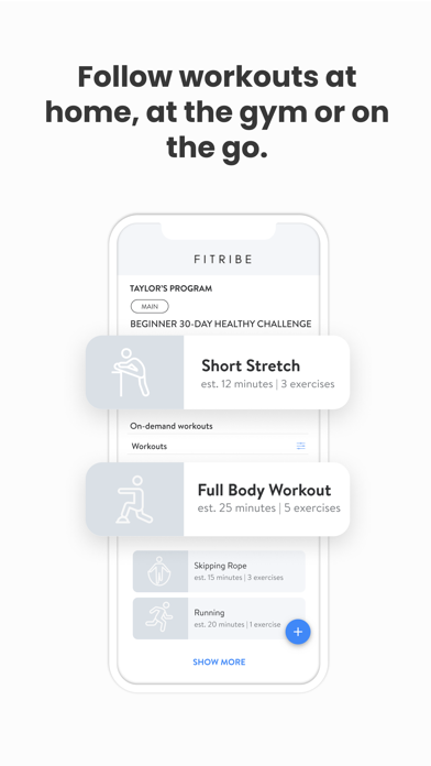Fitribe App Screenshot