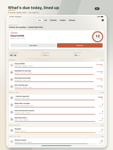 Expiry Tracker-Warranty Docs