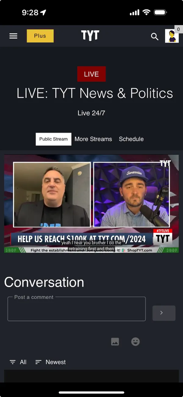 Screenshot #3 pour TYT - Home of Progressives