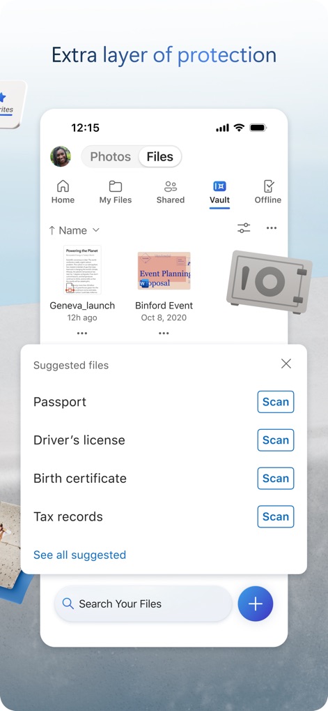 Microsoft OneDrive - Enhanced Security Vault
