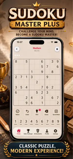 Sudoku Master Plus screenshot 1