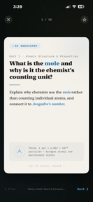 AP Chemistry Flashcards screenshot
