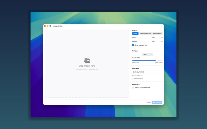 ImageResizer by Pendo screenshot